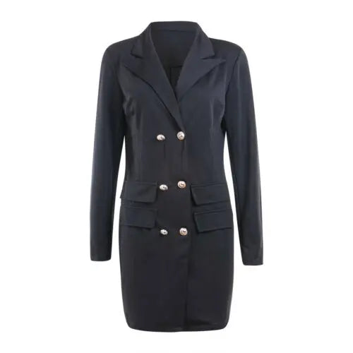 Genzi Double Breasted Blazer Dress