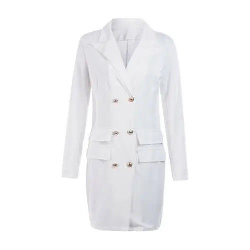 Genzi Double Breasted Blazer Dress