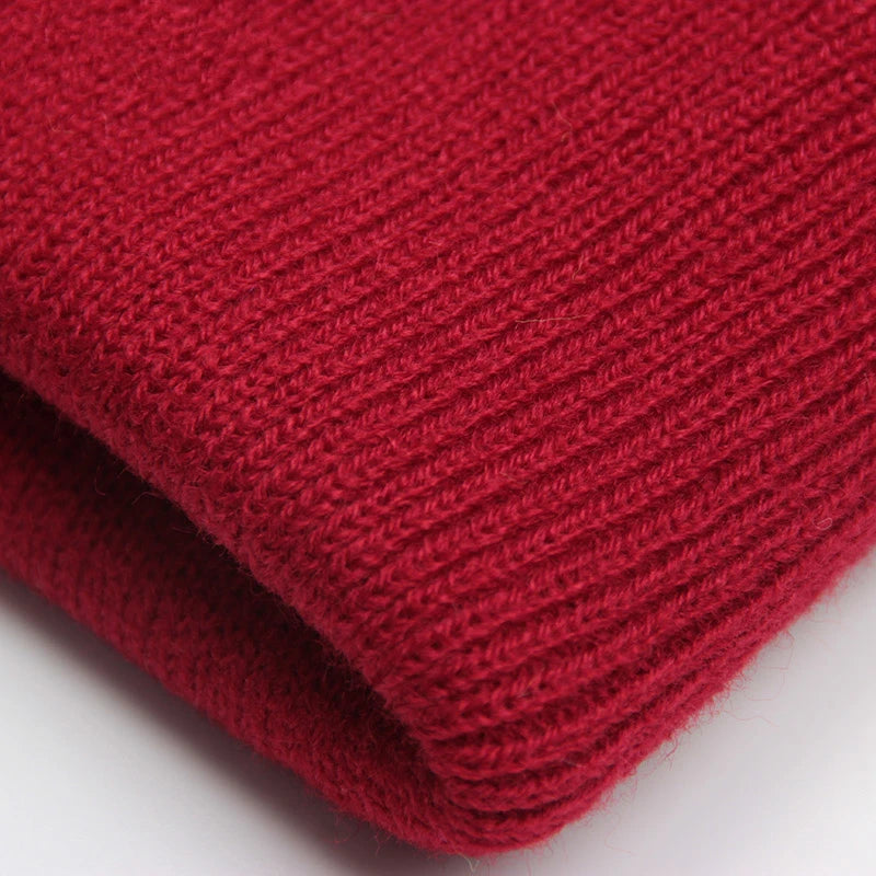 Genzi Soft & Warm Wool Blend Knitted Beanie