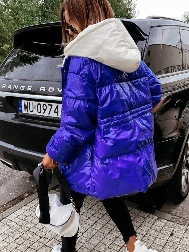 Genzi Oversize Long Sleeve Puffer Coat