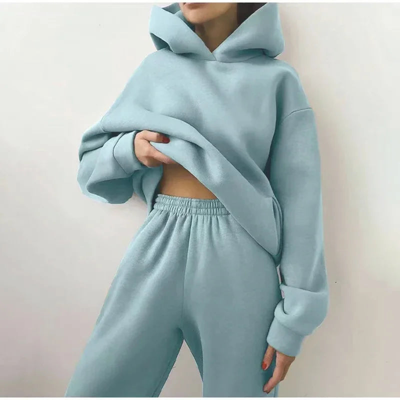 Genzi Hooded Casual Loungewear