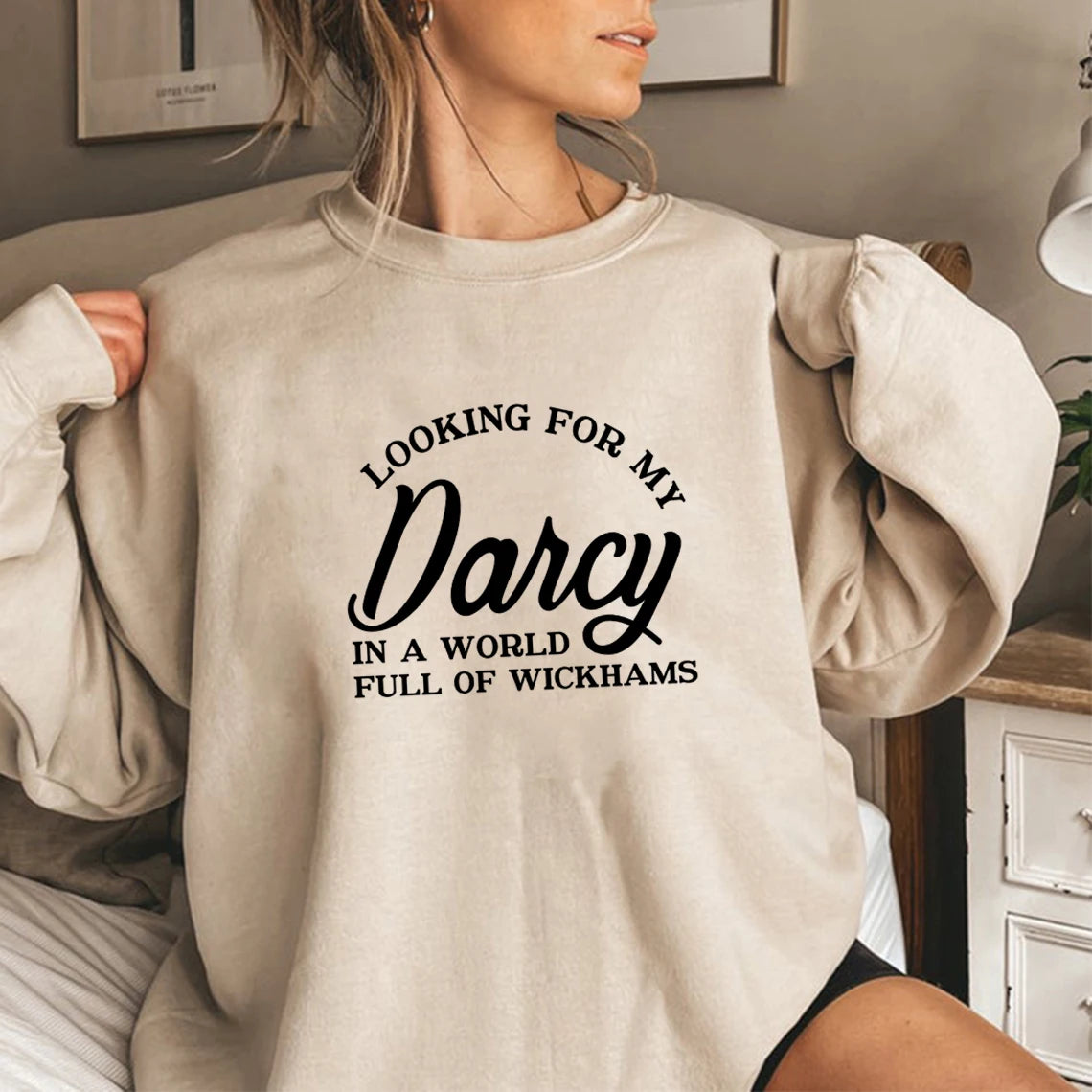 Genzi Darcy Printed Oversize Sweatshirt