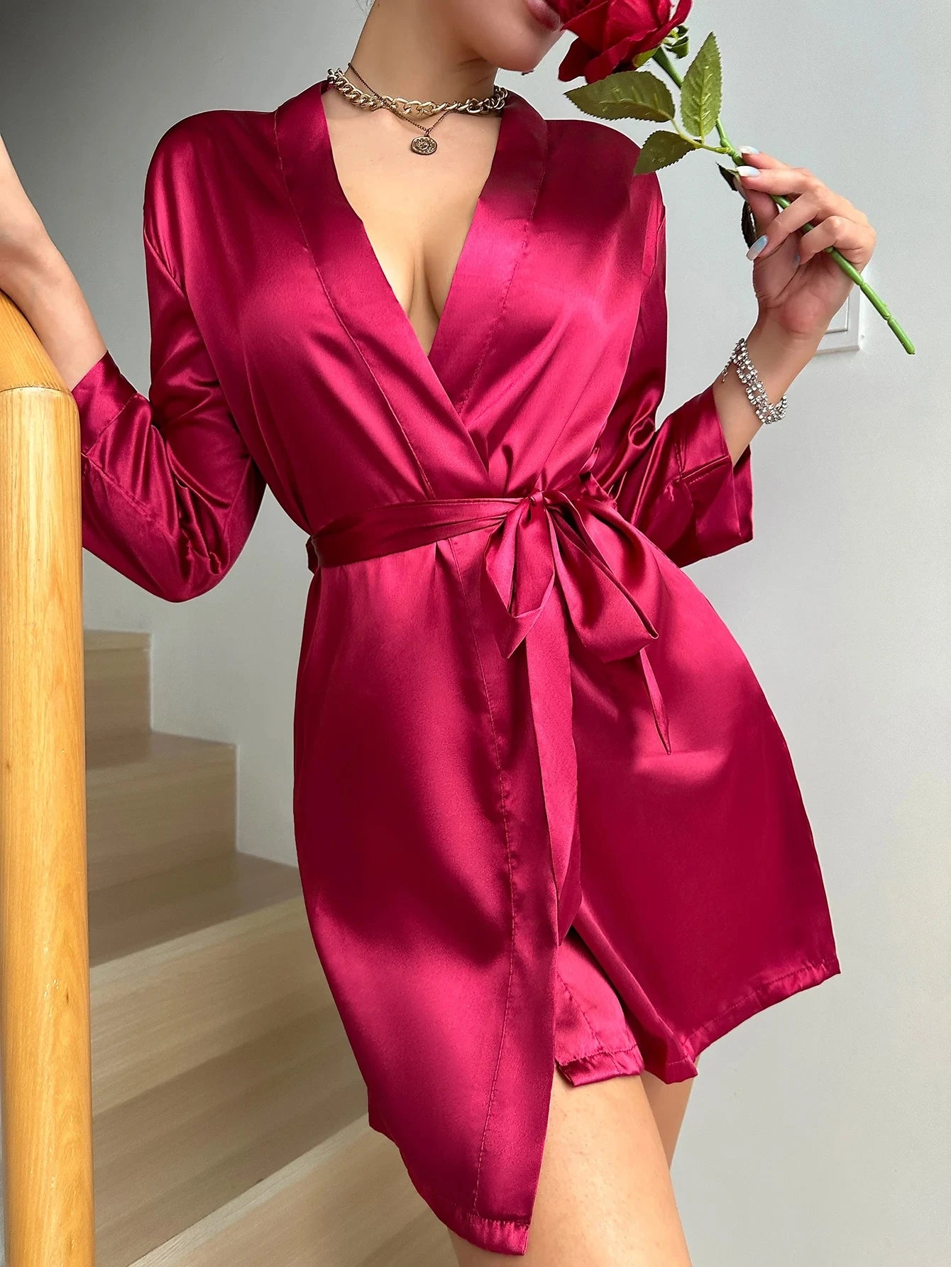 Genzi Satin Robe