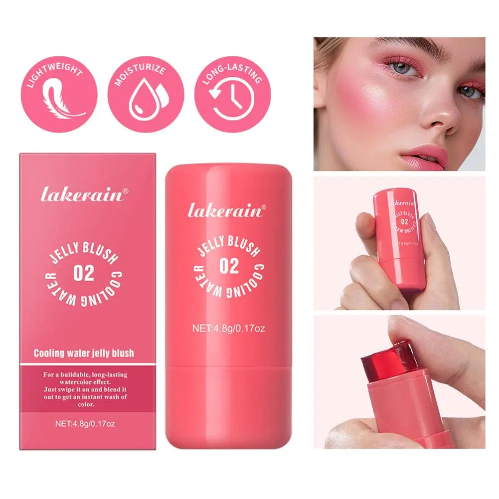 Milk Jelly Cheek Blush Tint 3-in-1 Long-Lasting Blusher Stick