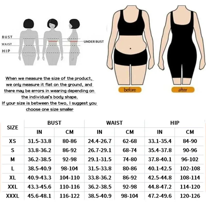 Genzi Full Body Shapewear with Butt Lift