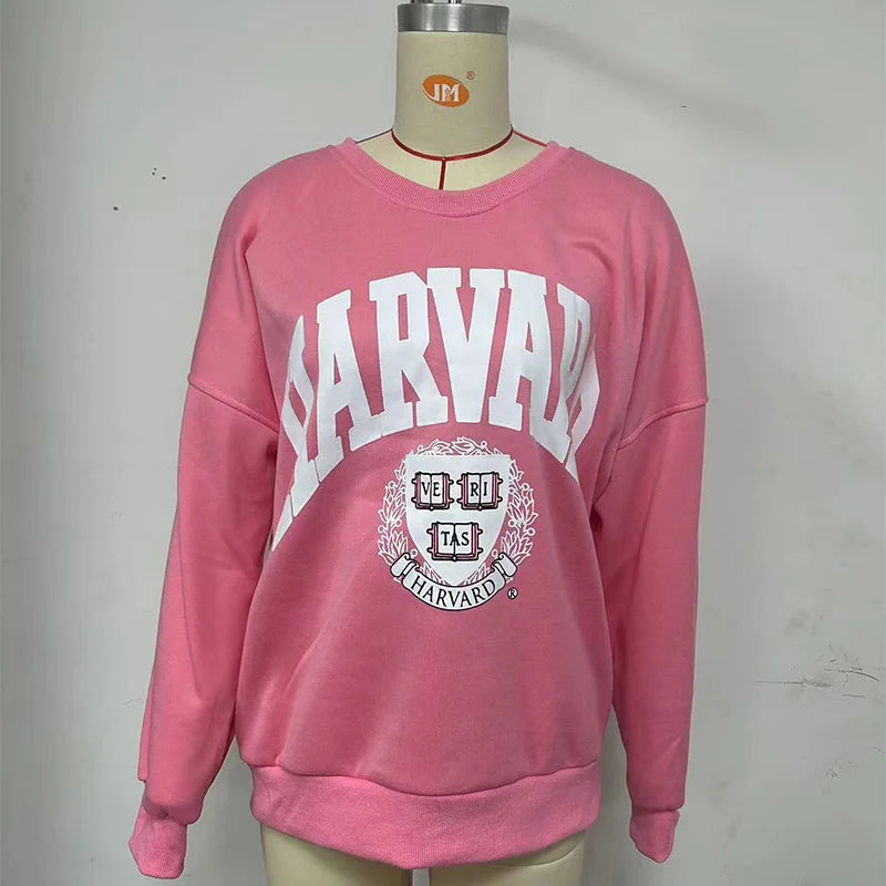 Genzi Harvard Printed Sweatshirt