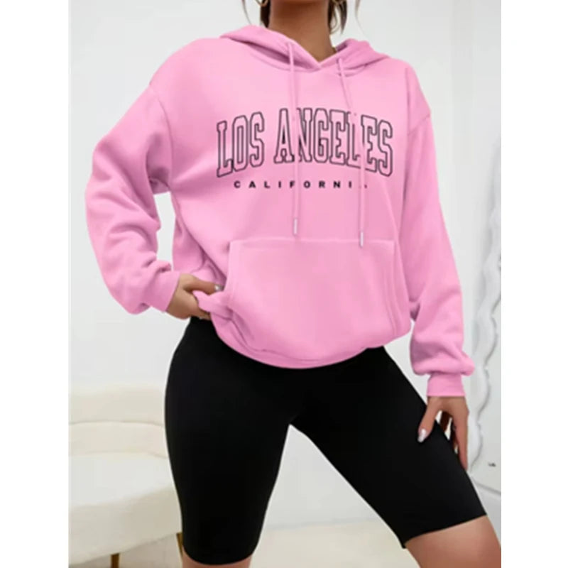 Genzi Los Angeles California Graphic Hoodie