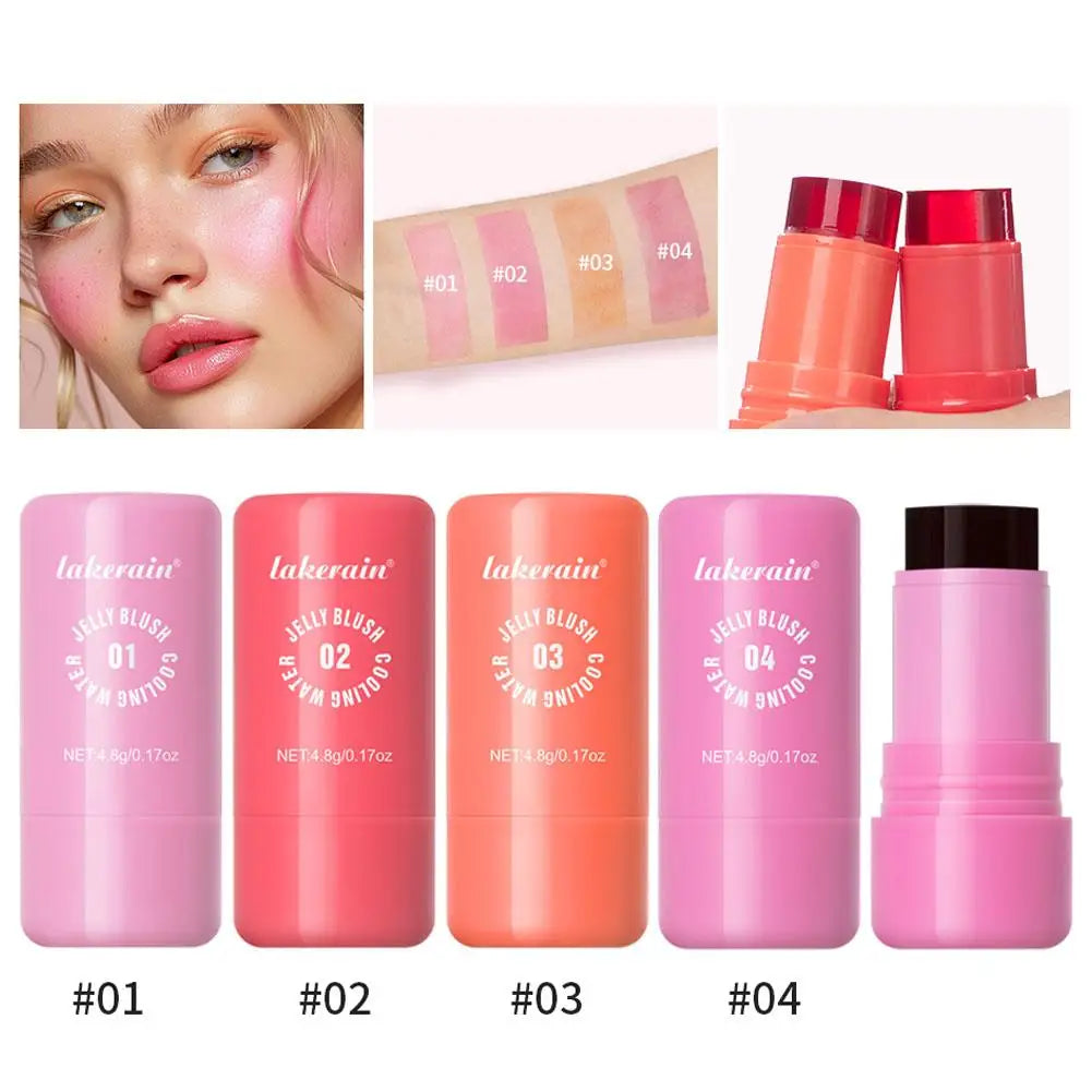 Milk Jelly Cheek Blush Tint 3-in-1 Long-Lasting Blusher Stick