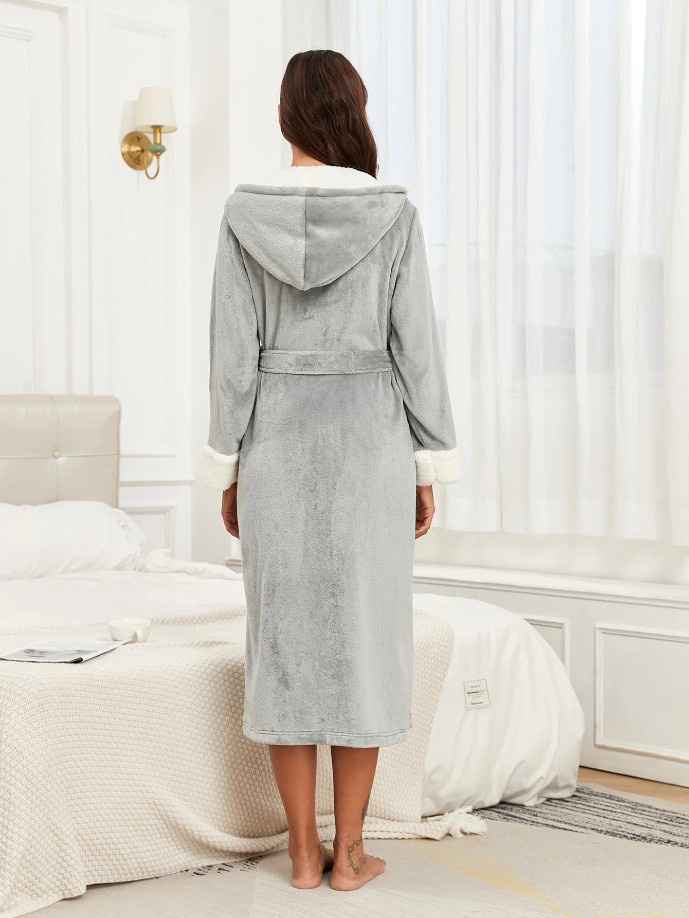 Genzi Long Hooded Robe