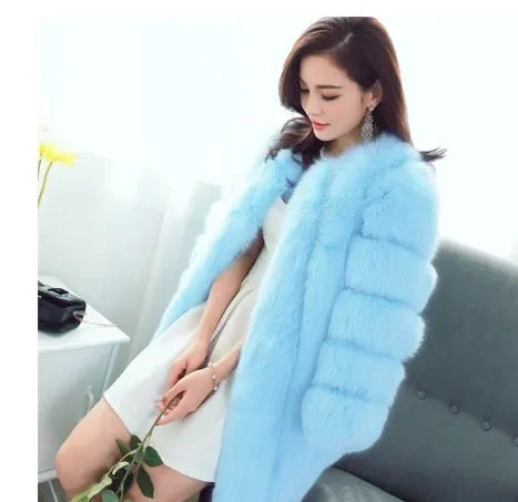 Genzi Faux Fur Puff sleeve Jacket