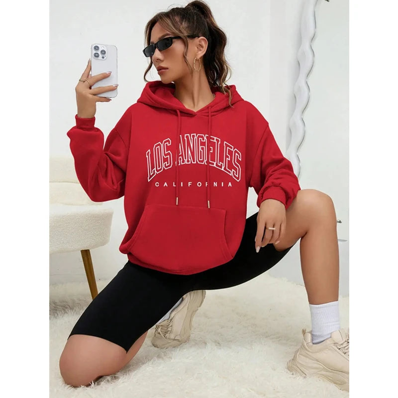 Genzi Los Angeles California Graphic Hoodie