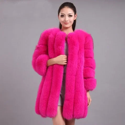 Genzi Faux Fur Puff sleeve Jacket