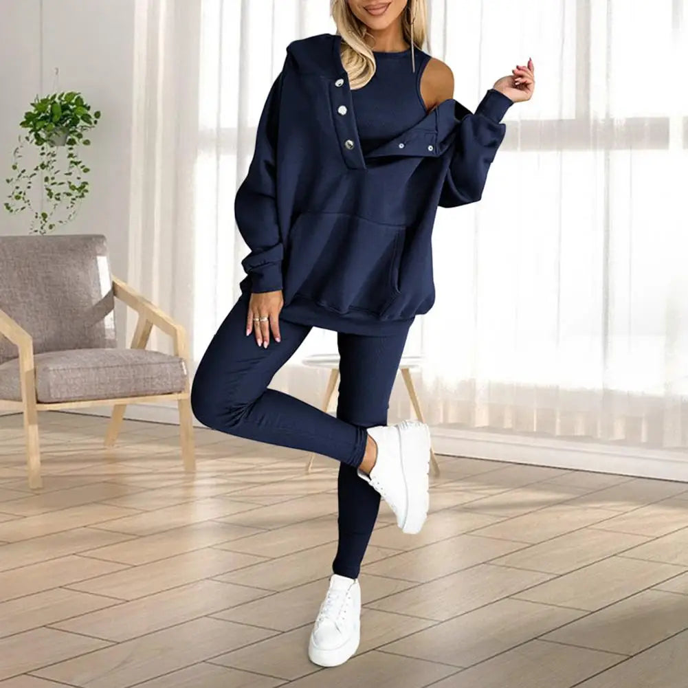 Genzi Long-sleeve Hooded Tracksuit