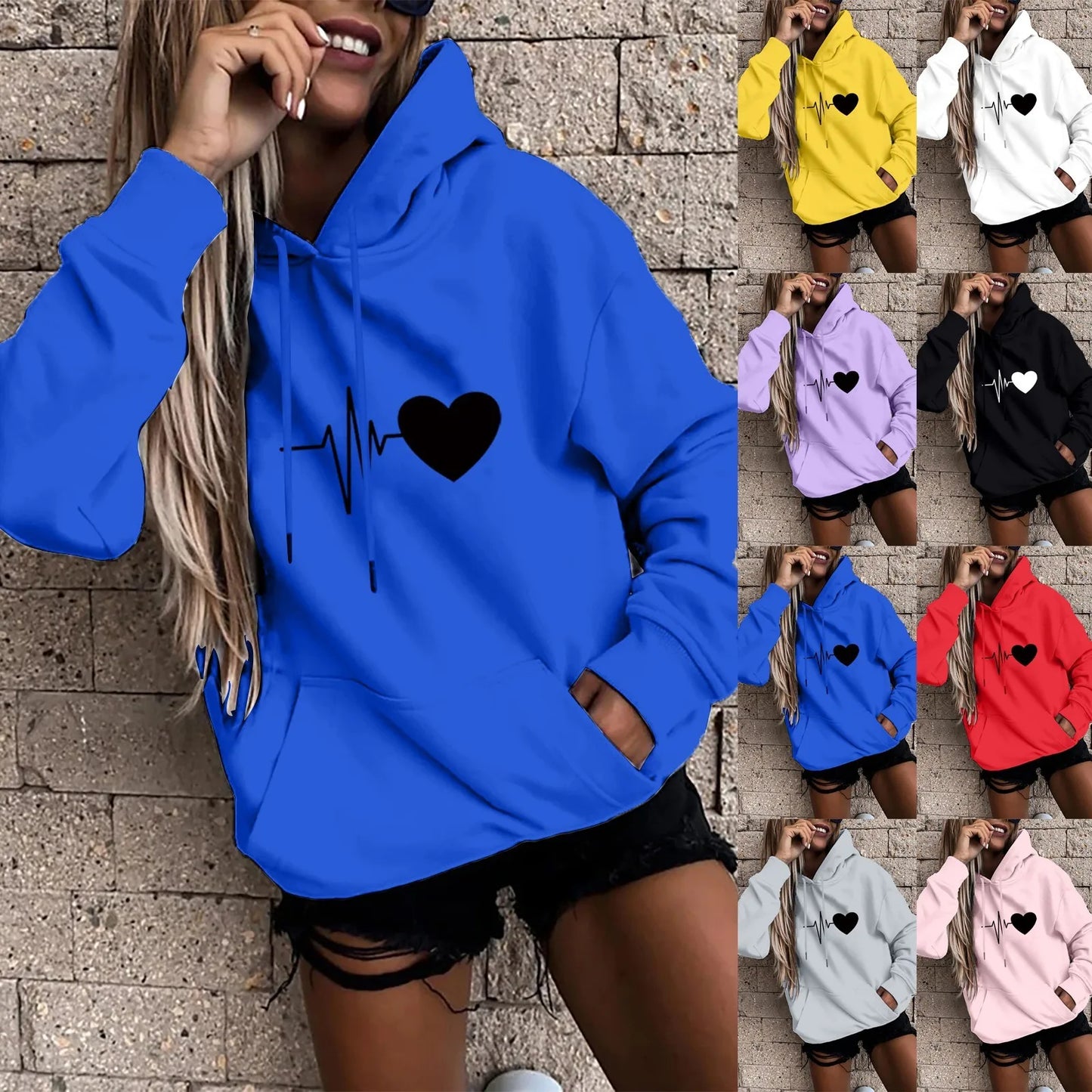 Genzi Peinted Oversize Hoodie