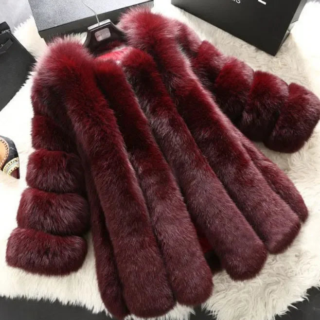 Genzi Faux Fur Puff sleeve Jacket