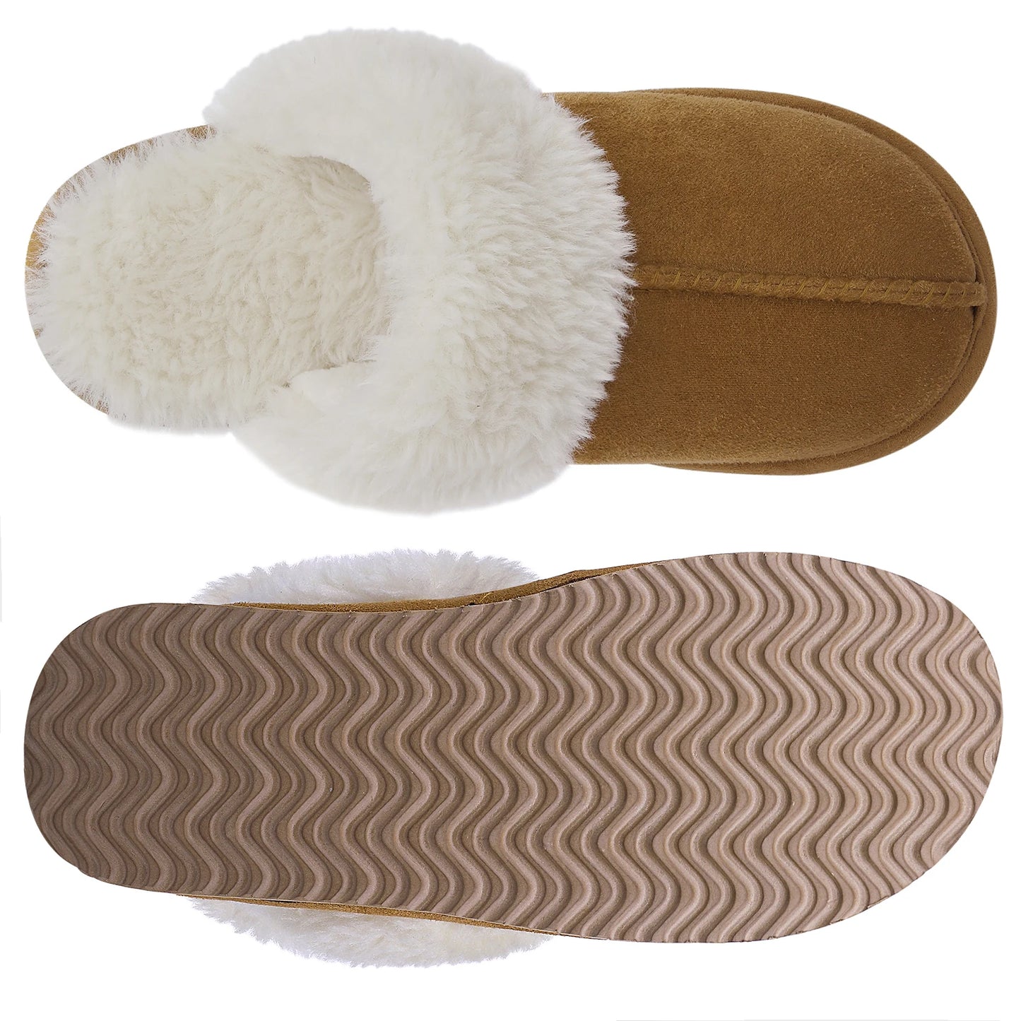 Genzi faux Fur Sheep Skin Slippers