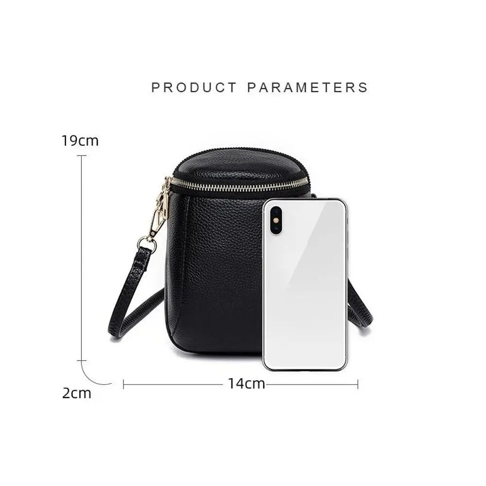 Genzi Pu Waterproof Crossbody Shoulder Bag