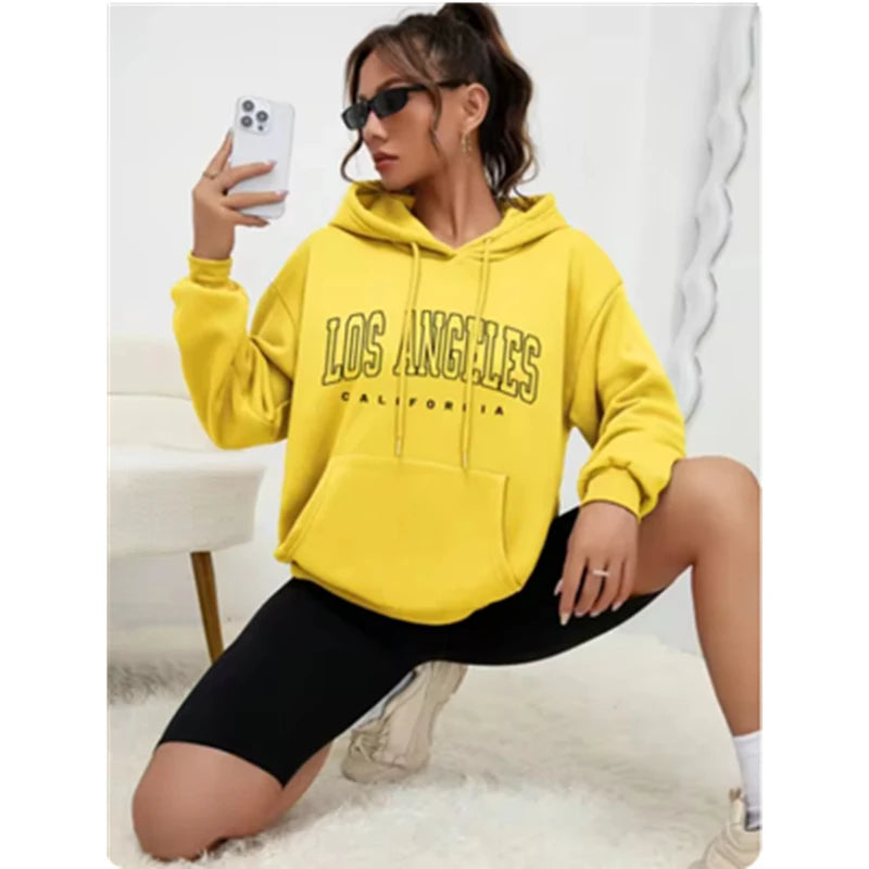 Genzi Los Angeles California Graphic Hoodie