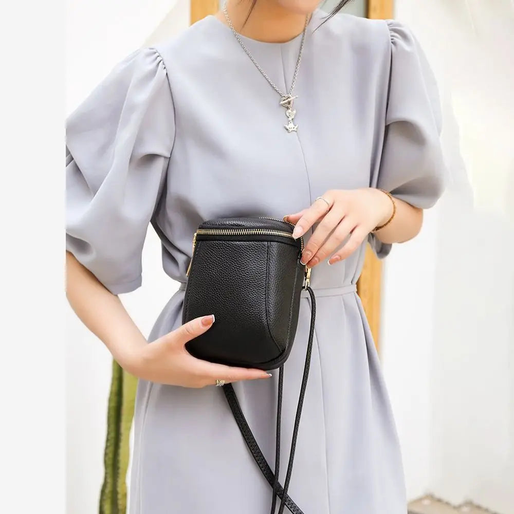 Genzi Pu Waterproof Crossbody Shoulder Bag