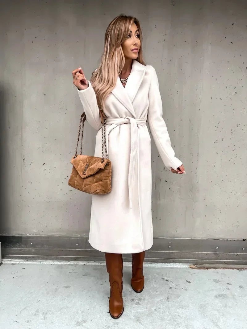 Genzi Wool Wrap Coat