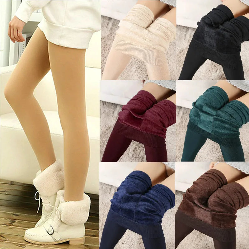 Genzi High Waist Fleece Lined Leggings