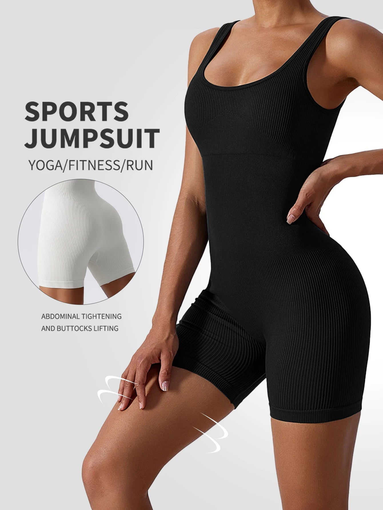 Women's Seamless Jumpsuit – High elastic, tight-fitting