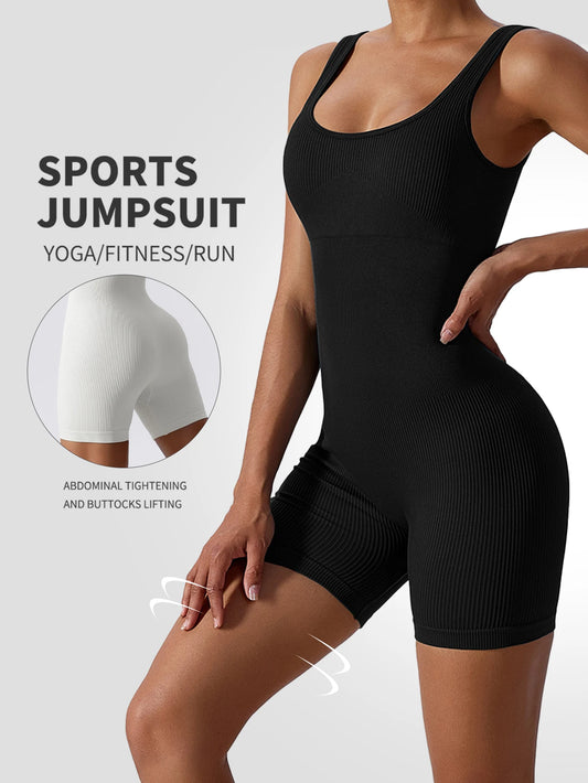 Women's Seamless Jumpsuit – High elastic, tight-fitting