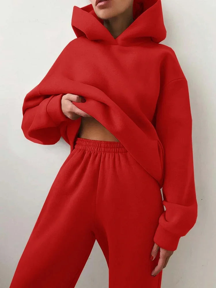 Genzi Hooded Casual Loungewear