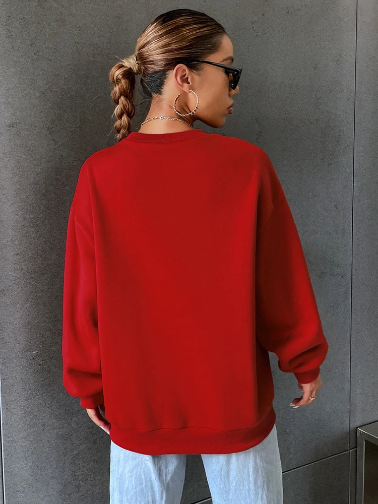 Genzi Printed Oversize Sweater