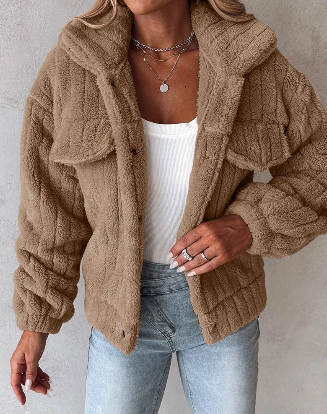 Genzi Borg Oversize Teddy Jacket