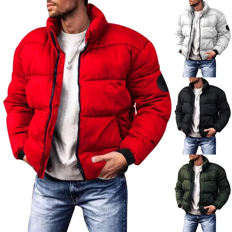 GENZI MAN Casual Padded Zipper Coat